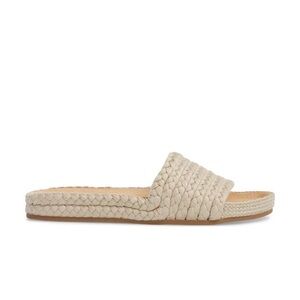 Soludos Braided Flat Pool Slide - Size 9